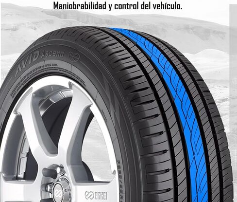 Yokohama AVID Ascend Radial Tire - 215/55R17 93V SL in Kuwait