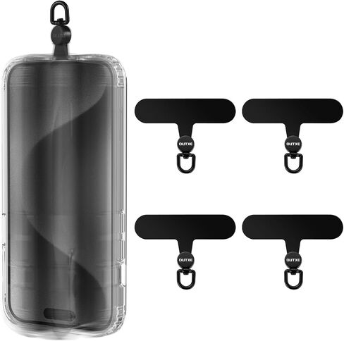OUTXE Universal Phone Tether Tab Without Adhesive, 4 Pack Phone Lanyard Replacement Part for Phone Strap (4 PCS) in Saudi Arabia