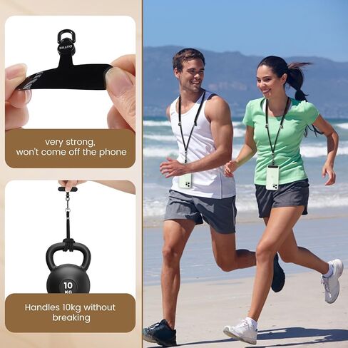 OUTXE Universal Phone Tether Tab Without Adhesive, 4 Pack Phone Lanyard Replacement Part for Phone Strap (4 PCS) in Saudi Arabia