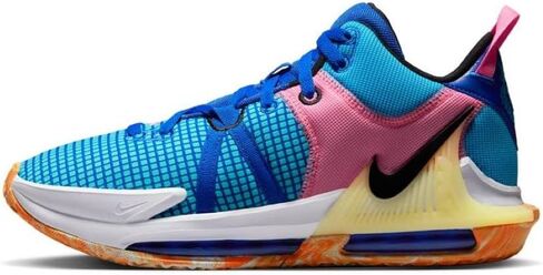 Nike Men's Lebron Witness VII Hyper Royal/Black/Yellow DM1123 400 (نظام مقاسات الأحذية الأمريكية، للبالغين، للرجال، رقمي، متوسط، 9) in Saudi Arabia
