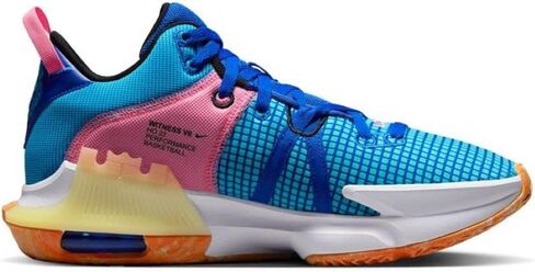 Nike Men's Lebron Witness VII Hyper Royal/Black/Yellow DM1123 400 (نظام مقاسات الأحذية الأمريكية، للبالغين، للرجال، رقمي، متوسط، 9) in Saudi Arabia