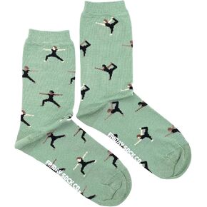Colorful Mismatched Yoga Women's Socks - Gifts for Women, Soft Sustainable Materials, Fits Women's US 5-10, Premium Socks for Women