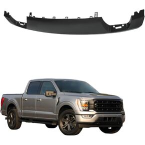 Chrome Front Bumper Skid Plate Lower Valance Molding Trim Replacement for F150 2021-2023 ML34-17F771-ACW
