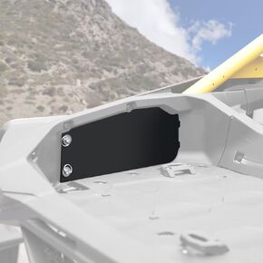 Aluminum Bed Side Doors for Can-Am Maverick R X RS 2024+ Accessories, Rear Bed Storage Guards Rear Bed Box Cover Panels Replace OEM #715009154