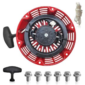 GX160 GX200 Pull Start Assembly for Honda GX120 160 2001 59cc 196cc 5.5hp 6.5hp Motor Generators with Pull Rope Replace 28400-ZH8-013ZA 28400-ZH8-13YA 8400-Z0T-003ZB 28400-ZH8-023ZB