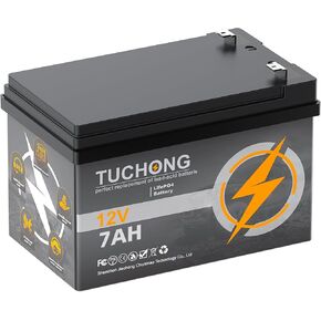 12V 20Ah Lithium Battery, Rechargeable LiFePO4 Battery, Up to 5000+ Deep Cycle Lithium Iron Phosphate Battery Built-in BMS, for Solar/Wind Power, Lighting, Outdoor camping, Fish Finder, Energy Storage