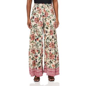 Angie Women's Wide Pants with Leg Inserts