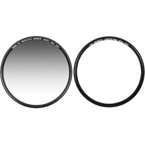 Kase Wolverine Revolution Magnetic 67mm Soft Grad ND8 3 Stop Shockproof Tempered Optical Glass Filter & Adapter