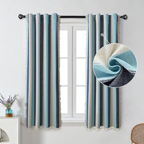 Colorful Curtain Valance for Living Room, Solid Voile Curtain Valance for Bedroom Window Kitchen, 1PC 52x20 inches