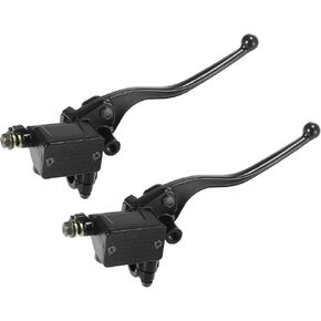 2pcs Front Black Motorcycle Brake Master Cylinder Pump Lever for Yamaha Virago 750 1981-1983 Automotive Parts