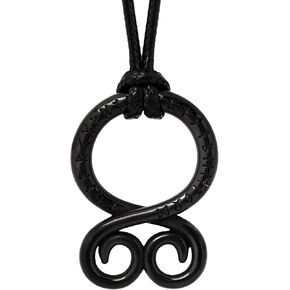 HAQUIL Troll Cross Necklace, Stainless Steel Troll Cross Amulet Pendant, Viking Jewelry Gift for Men and Women