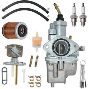 XingLi Moto 4 Carburetor for Yamaha YFM225 YFM 225 1986-1988 for Yamaha Timberwolf 250 YFB250 YFB250FW Carb With Fuel Petcock Switch and Oil Filter # 59V-14101-00-00