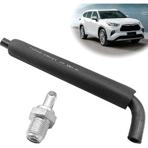 12204-28020 12262-28021 Engine PCV Valve Hose Compatible with Corolla Highlander Camry Solara RAV4 Matrix TC XB HS250h