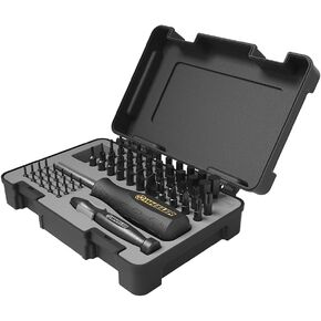 Wheeler 55 Piece SAE/Metric Hex and Torx Screwdriver Set for Pistol Rifle Handgun Gunsmithing Rebuild and Maintenance, Multicolor
