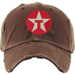 T Star Gas Vintage Logo Dad Hat Distressed Cap