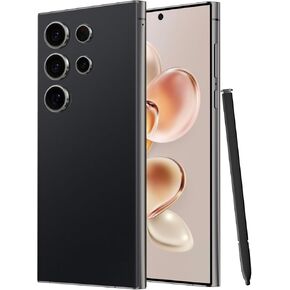 I24 Ultra Unlocked Smartphone,6GB+256GB Built in Pen with128GB Memory Card Cell Phone Android 13, 6.8" HD Screen Unlocked Cell Phone, 6800mAh, 48MP+108MP Dual Camera/Fingerprint Lock (Purple)