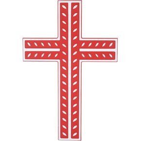 FXFSTEEL 11inch Wall Cross Crucifix Durable G10 Material Suitable for Indoor&Outdoor Ideal for Home Wall Decoration - Handmade Christians Cross Spiritual Religious Cross - Gift for Women/Men-Style B3