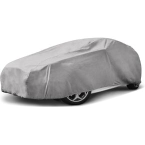 Budge Duro 3 Layer Hatchback Cover, Water Resistant, Scratchproof, Dustproof Cover, Fits Hatchbacks up to 15'3", Gray