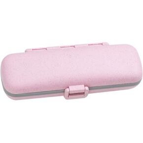 2Pcs Pill Box Portable Medicine Organizer Graded Pill Case Pill Storage Box for Home and Travel Simple Pill Holder