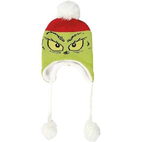 Department 56 Snowpinions Dr. Seuss Grinch Face Snowwear Adult, Multicolor