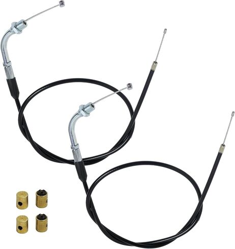 2 حزمة كابل خنق لمحرك 49cc 50cc 70cc 90cc 110cc 125cc 140cc 150cc 200cc، مناسب عالمي لدراجة الجيب الترابية ATV Quad Scooter Go Kart Moped in Kuwait