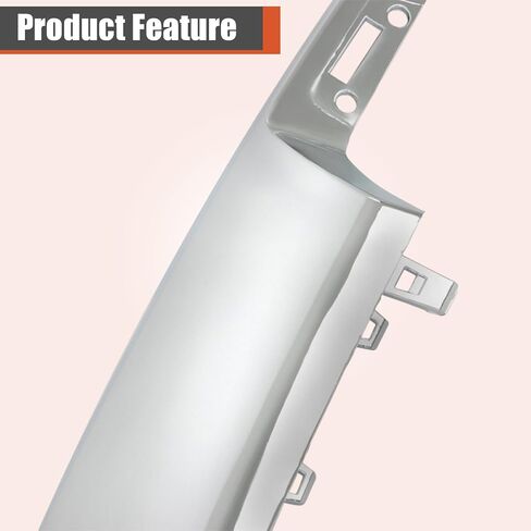 Chrome Front Bumper Skid Plate Lower Valance Molding Trim Replacement for F150 2021-2023 ML34-17F771-ACW in Saudi Arabia