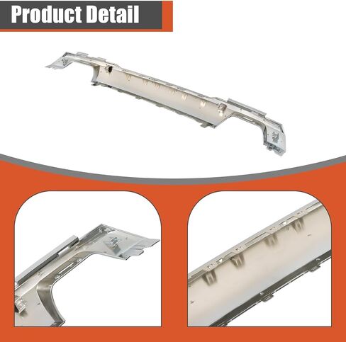Chrome Front Bumper Skid Plate Lower Valance Molding Trim Replacement for F150 2021-2023 ML34-17F771-ACW in Saudi Arabia
