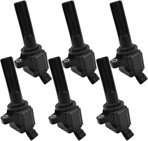 6Pcs UF497 C1558 Ignition Coils for Chevrolet H-ummer Colorado Canyon H3 H3T L5 3.7L 2007 2008 2009 2010 2011 2012 12496547 12612369 UF-497 5C1615 in Saudi Arabia