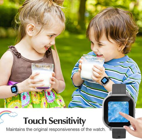 2 Pack Protective Case Compatible with Gabb Watch 3 Screen Protector, Hard PC Bumper Cover Built-in Tempered Glass Compatible for Gabb Kids Watch 3 Accessories（NOT Compatible for Gabb Watch 2/1） in Saudi Arabia