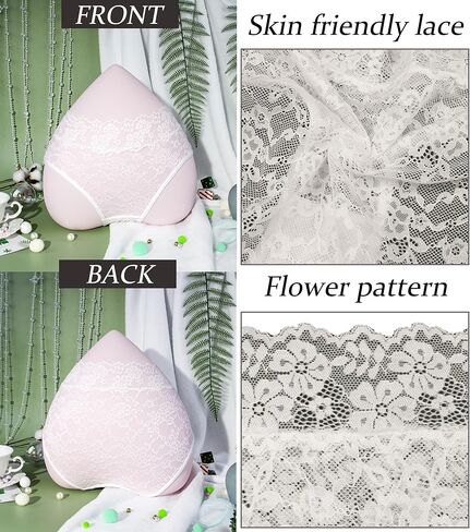 Hibluco Women Sexy Lace Briefs Cheeky Panty Mid Waisted Underwear in Kuwait