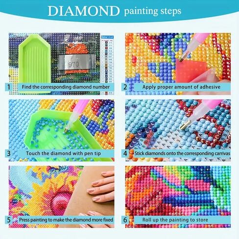 BYGFHLYW Rainbow Angel 5D Diamond Painting Kits for Adults Beginners,DIY Diamond Art Kit Full Round Drill,Paint by Diamonds Dot Gem Arts and Crafts Crystal Sets,Home Wall Decor 11.8x15.7inch in Kuwait