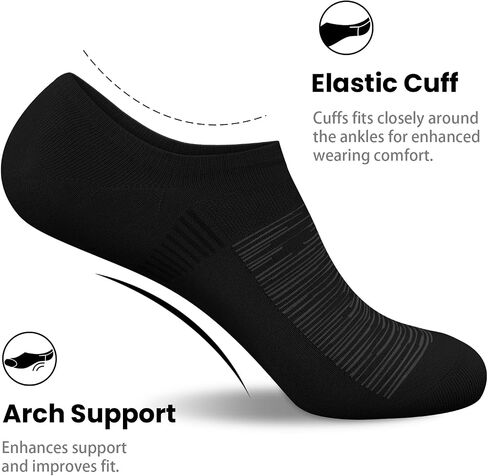 wernies No Show Socks Men 10 Pairs Ankle Low Cut Casual Socks with Non Slip Invisible Socks in Saudi Arabia