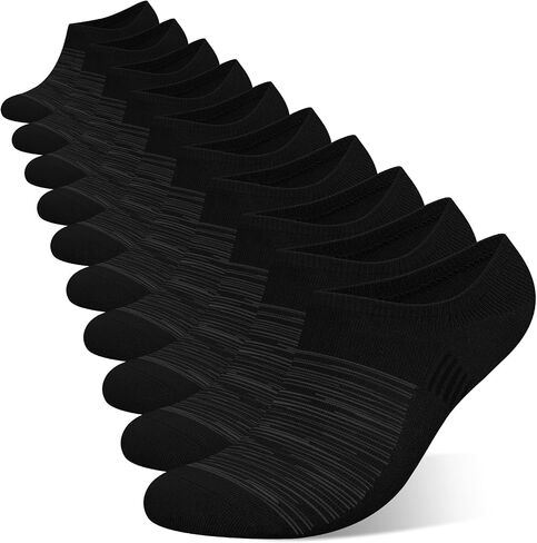 wernies No Show Socks Men 10 Pairs Ankle Low Cut Casual Socks with Non Slip Invisible Socks in Saudi Arabia