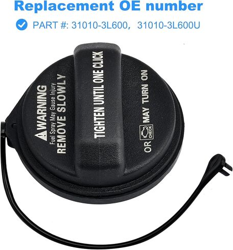Gas Cap, Fuel Cap, 31010-3L600U 31010-3L600, Compatible with Hyundai Elantra Coupe Elantra GT Hyundai Sonata Forte Kia Cadenza in Kuwait