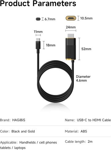 Hagibis Switch Dock for Nintendo Switch & Switch OLED, USB C to HDMI Cable Adapter with 4K@30Hz HDMI, 100W Power Delivery, Type-C to HDMI Adapter for Laptop, Tablet, SteamDeck, ROG Ally (Blue 30Hz) in Kuwait
