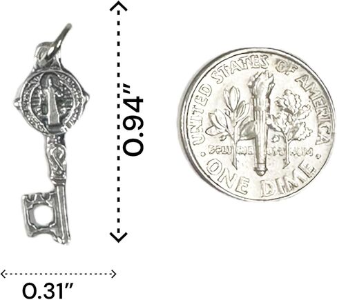 Catholica Shop Mini Silver Oxidized Medals - Mary and Patron Saints - Pack of 12 units - Made in Italy in Kuwait