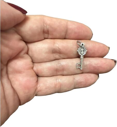 Catholica Shop Mini Silver Oxidized Medals - Mary and Patron Saints - Pack of 12 units - Made in Italy in Kuwait