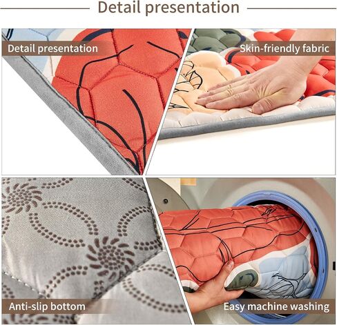 Baby Play Mat 45''x52'',Foldable Washable Baby Playpen Mat Crawling mat, No Smell Thicken One-Piece Baby Play mats for Floor, Anti- Slip Baby Mat Activity Playmats for Babies&Toddlers in Saudi Arabia