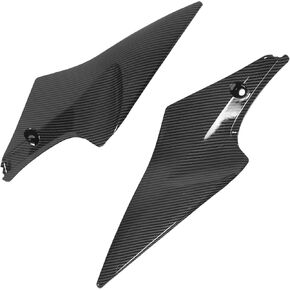 Akozon Gas Side Cover, 2pcs Gas Side Fairing Gas Side Cowling for Suzuki ?R 600 750 2006?2007(Carbon Fiber)