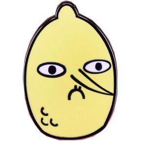 Earl of Lemongrab Come Along With Me Adventure Time Jake Finn Cartoon Animated TV Show 1.1" Enamel Pin Badge