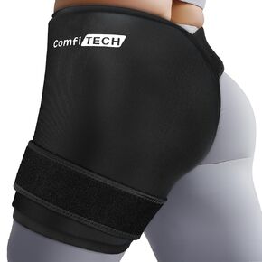 Comfitech Hip Ice Pack Wrap for Hip Replacement with Extra Large Coverage, Hip Ice Compression Wrap with Extended Straps, Bursitis Hip Gel Ice Pack Wrap Reusable