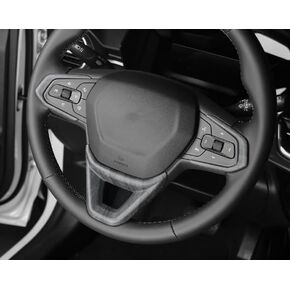 YOUTOOCAR O-Shape Red Steering Wheel Cover Trim Compatible with Chevrolet Trax 2024-2025 Chevy Trailblazer 2020-2023 Accessories
