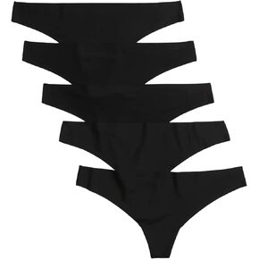 GAP Women's 5-Pack No Show Thong Underpants Underwear