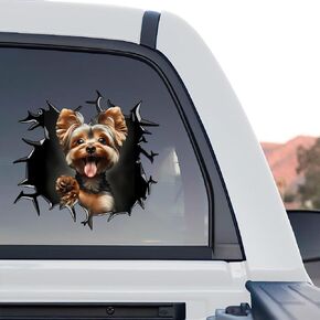Cute Dog Stickers for Car Window Decals Waterproof Funny Sticker (Pug Decal Stickers) in Saudi Arabia