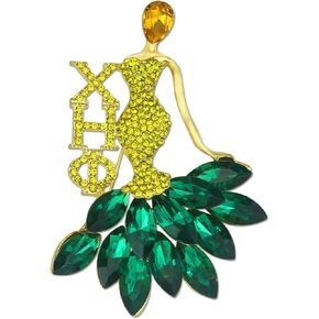 Rhinestone Chi Eta Brooh Pin for Women Greek Sorority Gift 1932 Chi Gift Sorority Paraphernalia Jewelry for Soror Sisterhood Gift