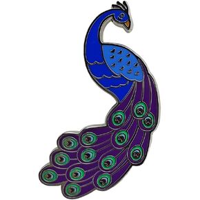 Peacock Enamel Pin, Bird Pin, Peacock Gift, Peacock Brooch, Animal Pin,for Backpacks Hat Jackets Badge Pin