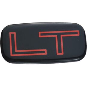 1pcs Lt Badge Emblem Sticker Replacement for Chevrolet Silverado Suburban Tahoe (Gold/Black)