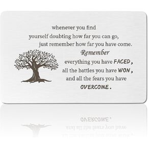Inspirational Gifts for Women, Inspirational Stocking Stuffers, Motivational Gifts, Inspirational Wallet Card, Inspirational Gifts for Men, Encouragement Gifts, Inspirational Gifts for Women Friends