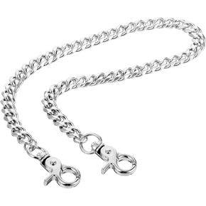 Pants Chain for Men Women, Heavy Duty Pocket Chain Metal Wallet Keychain Punk Gothic Jeans Belt Chain Trouser Chain Hip Pop Pants Chain for Women Girls Keychain Wallet Pants Boots Accessories, Silver