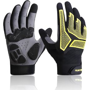 Bike Gloves Mountain Bike Gloves Touch Screen Thickened Full Finger Exercise Gloves Non-Slip and Shock-Absorbing Road Bike Gloves